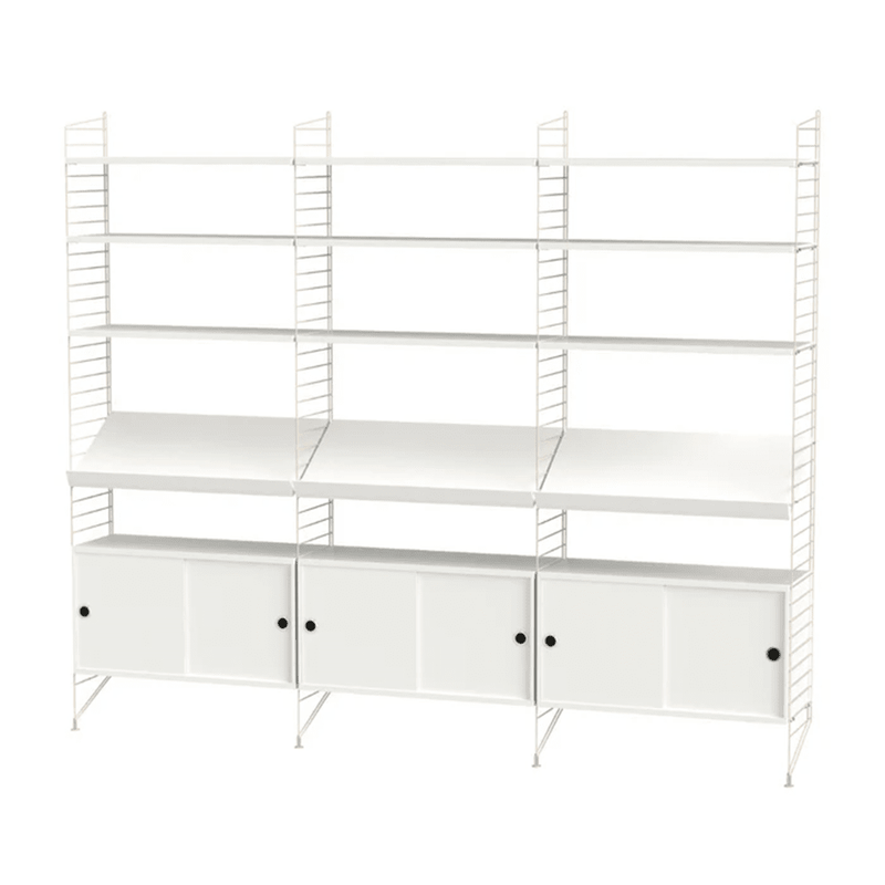 String Living Room G Shelves String Furniture White / Beige 