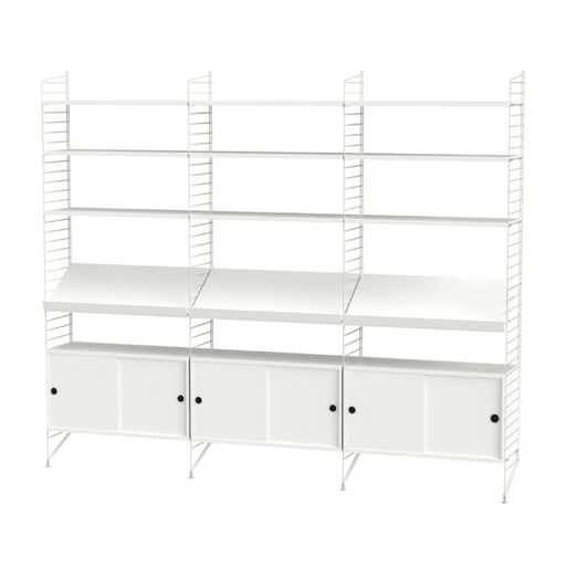 String Living Room G Shelves String Furniture White / Beige 