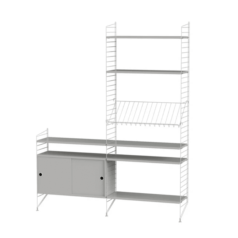 String Living Room K Shelves String Furniture Grey / Grey 