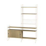 String Living Room K Shelves String Furniture Oak / Beige 