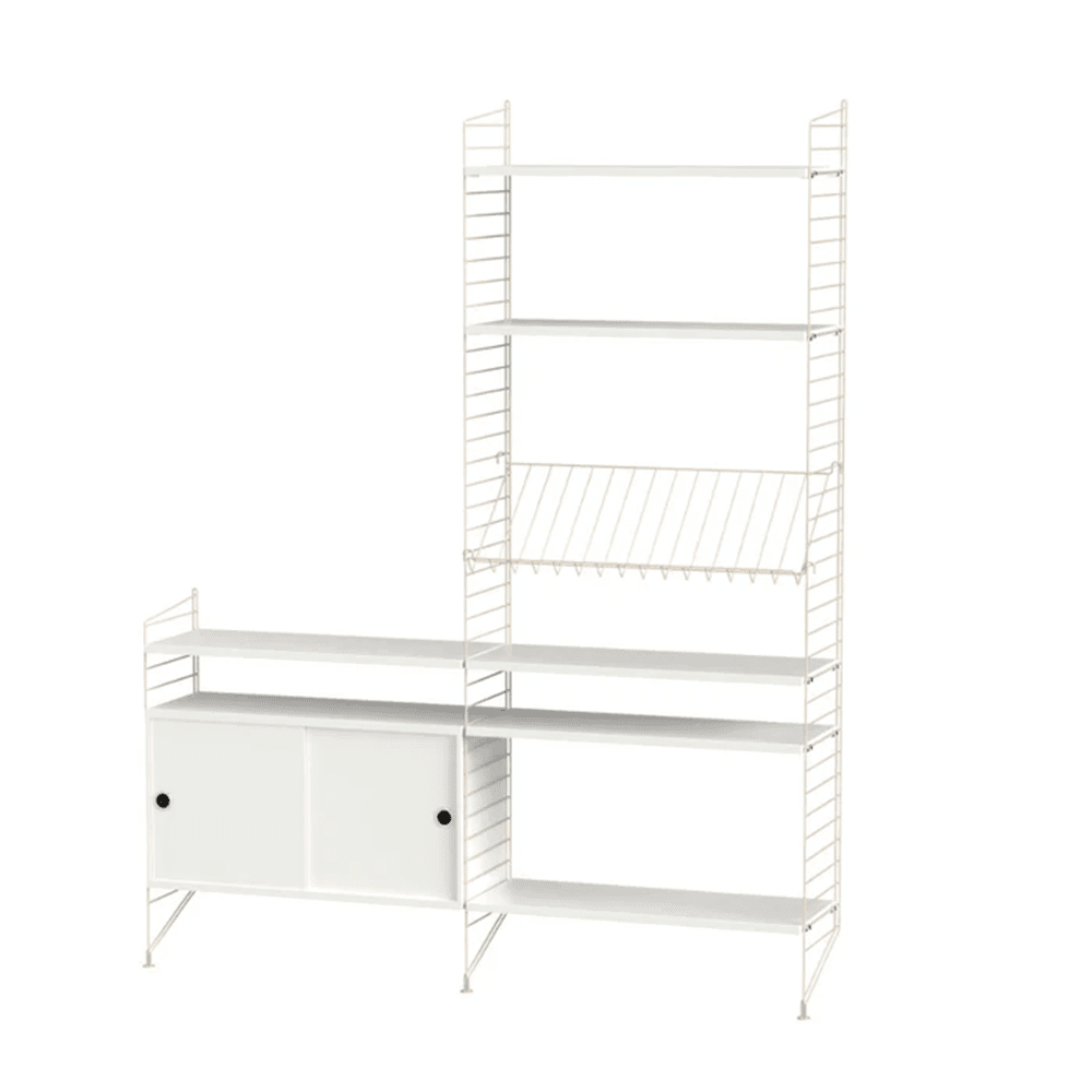 String Living Room K Shelves String Furniture White / Beige 