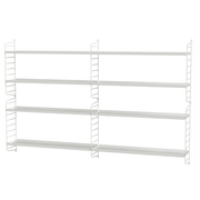 String Living Room M Shelves String Furniture White / White 