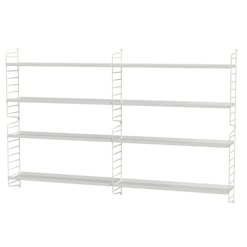String Living Room M Shelves String Furniture White / White 