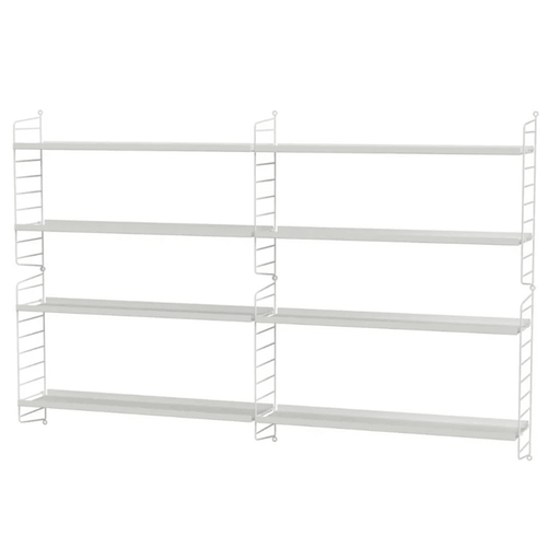 String Living Room M Shelves String Furniture White / White 