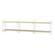 String Living Room O Shelves String Furniture Ash / Beige 