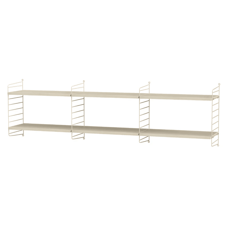String Living Room O Shelves String Furniture Ash / Beige 
