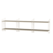String Living Room O Shelves String Furniture Beige / Beige 
