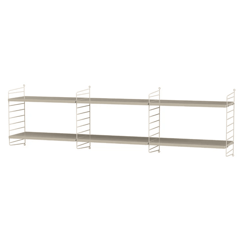 String Living Room O Shelves String Furniture Beige / Beige 
