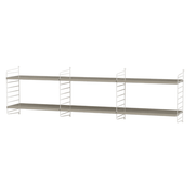 String Living Room O Shelves String Furniture Beige / White 