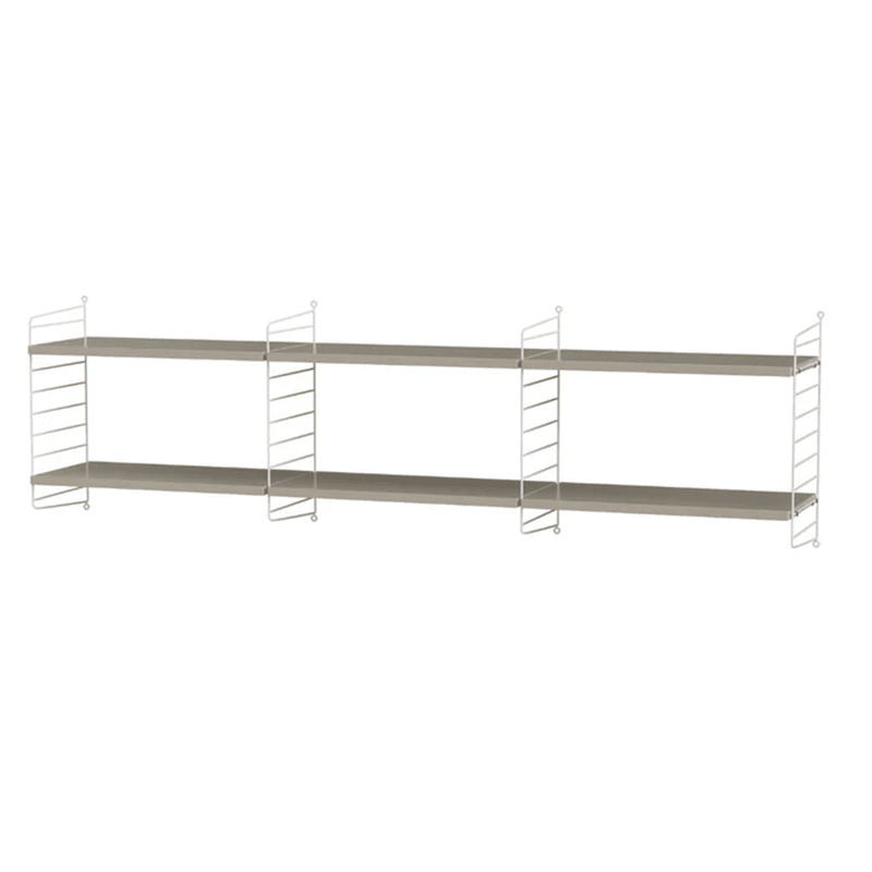 String Living Room O Shelves String Furniture Beige / White 