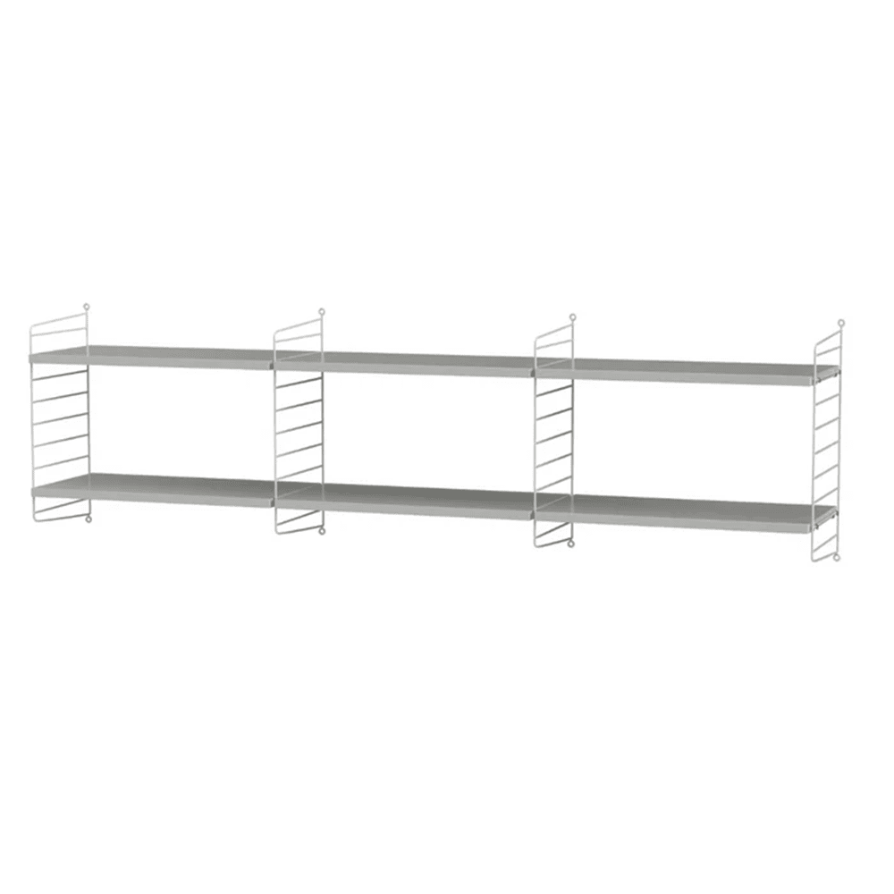 String Living Room O Shelves String Furniture Grey / Grey 