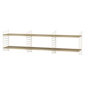 String Living Room O Shelves String Furniture Oak / Beige 
