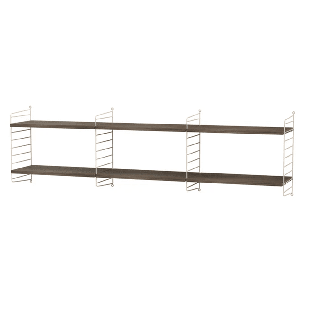 String Living Room O Shelves String Furniture Walnut / Beige 