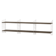 String Living Room O Shelves String Furniture Walnut / Grey 