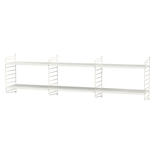 String Living Room O Shelves String Furniture White / Beige 