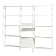 String Living Room Q Shelves String Furniture White / Beige 