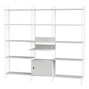 String Living Room Q Shelves String Furniture White / White 