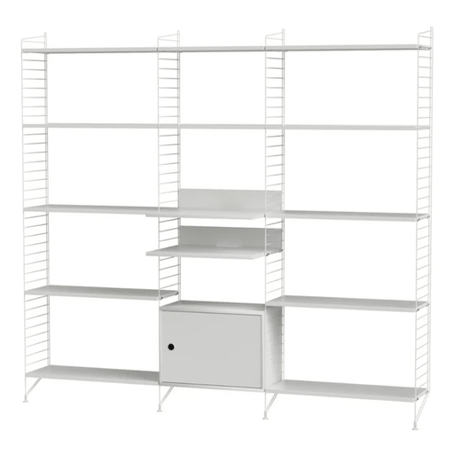 String Living Room Q Shelves String Furniture White / White 
