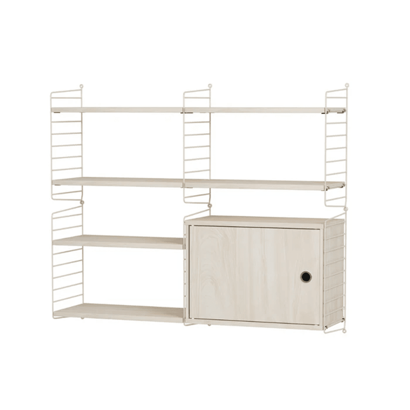 String Living Room R Shelves String Furniture Ash / Beige 