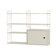 String Living Room R Shelves String Furniture Beige / Beige 