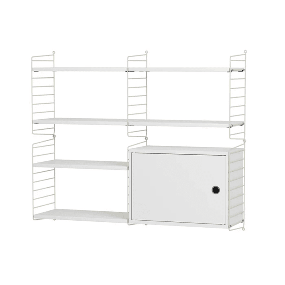 String Living Room R Shelves String Furniture White / Beige 