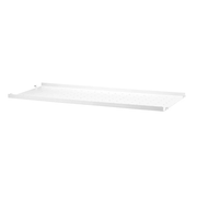 String Metal Shelf with Low Edge Shelves String Furniture 30.7 x 11.8 White 