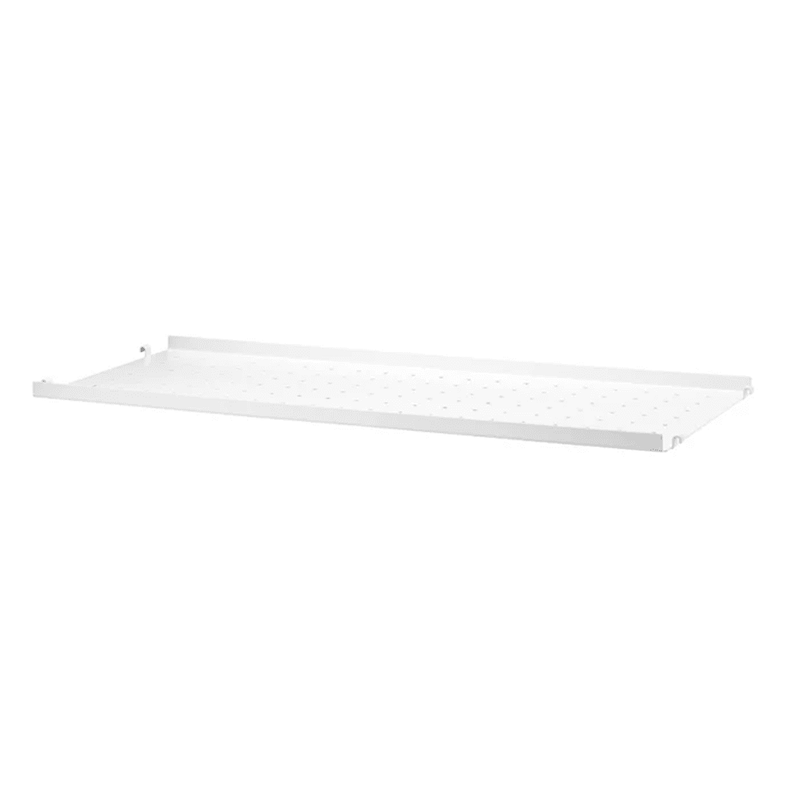 String Metal Shelf with Low Edge Shelves String Furniture 30.7 x 11.8 White 