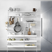 String Metal Shelf with Low Edge Shelves String Furniture 