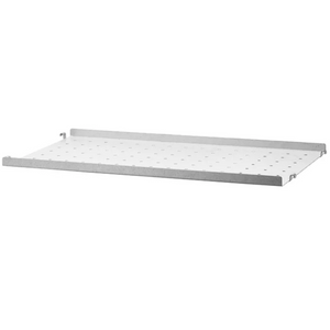 String Metal Shelf with Low Edge - Galvanized