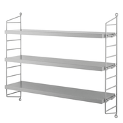 String Pocket Shelf Shelves String Furniture Grey / Grey 