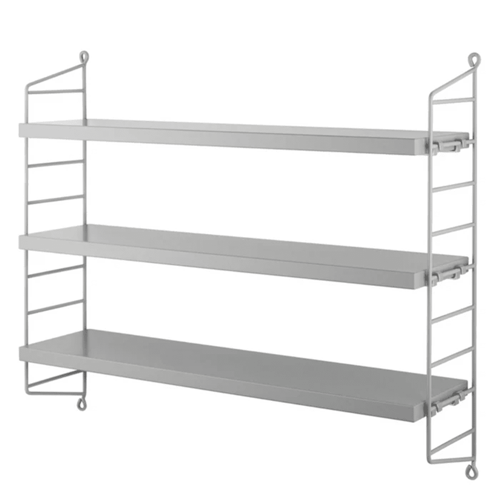 String Pocket Shelf Shelves String Furniture Grey / Grey 