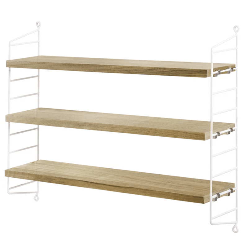 String Pocket Shelf Shelves String Furniture Oak / White 