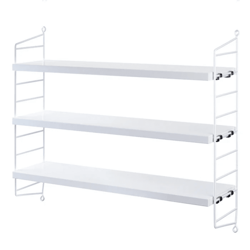 String Pocket Shelf Shelves String Furniture White / White 
