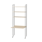 String Workspace A Shelves String Furniture Ash / Black 