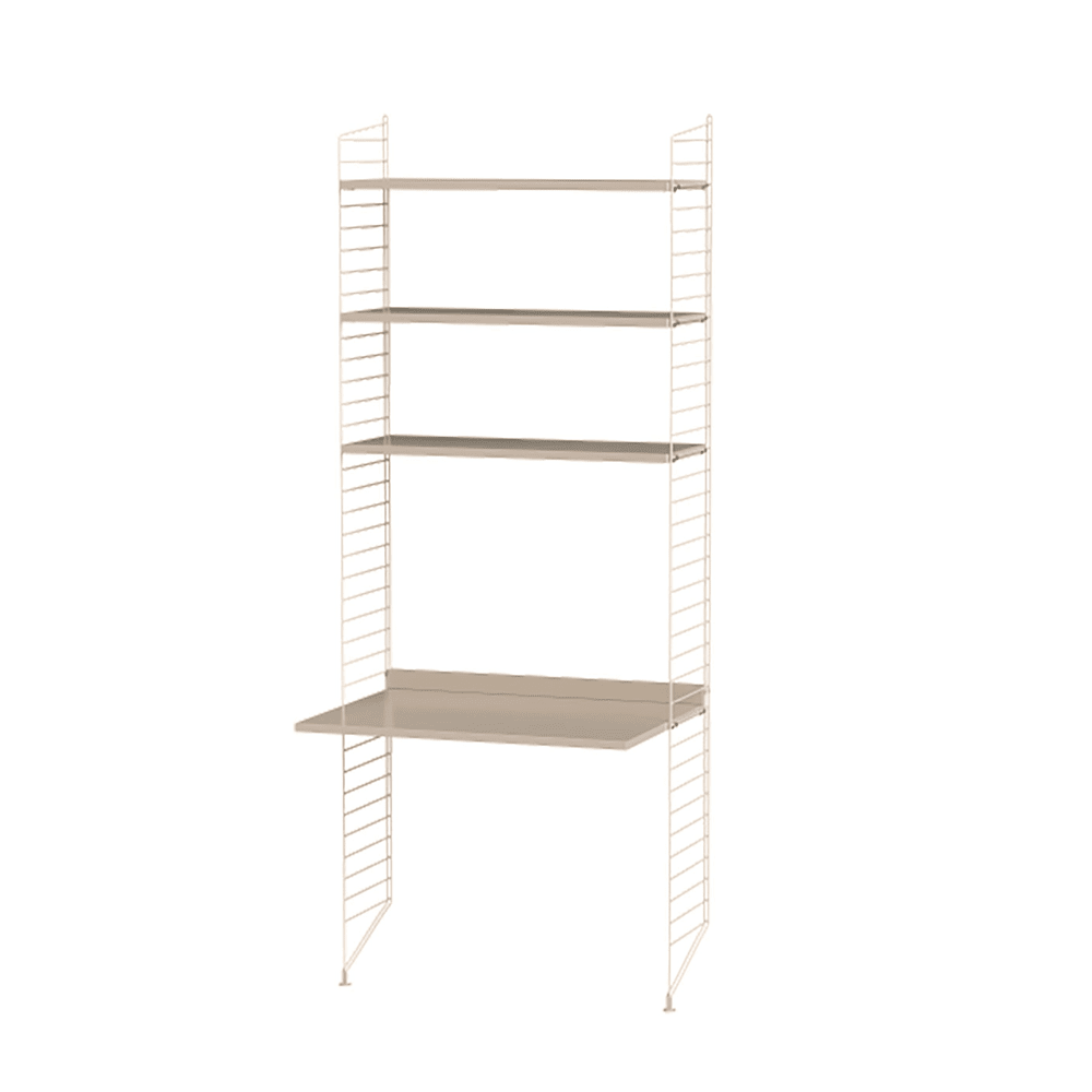 String Workspace A Shelves String Furniture Beige / Beige 