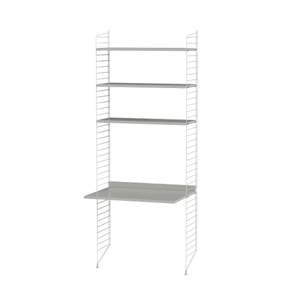 String Workspace A Shelves String Furniture Grey / Grey 