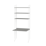 String Workspace A Shelves String Furniture Grey / White 
