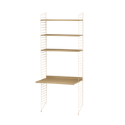 String Workspace A Shelves String Furniture Oak / Beige 