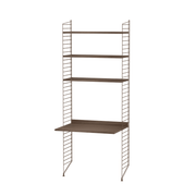 String Workspace A Shelves String Furniture Walnut / Brown 