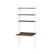 String Workspace A Shelves String Furniture Walnut / White 