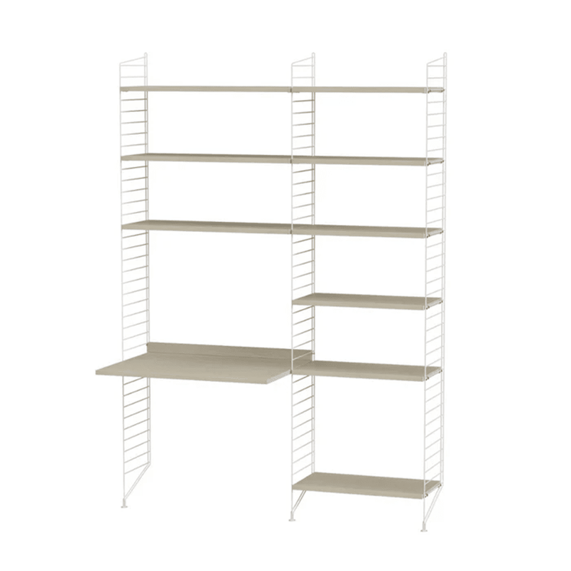 String Workspace B Shelves String Furniture Ash / White 