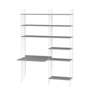 String Workspace B Shelves String Furniture Grey / White 
