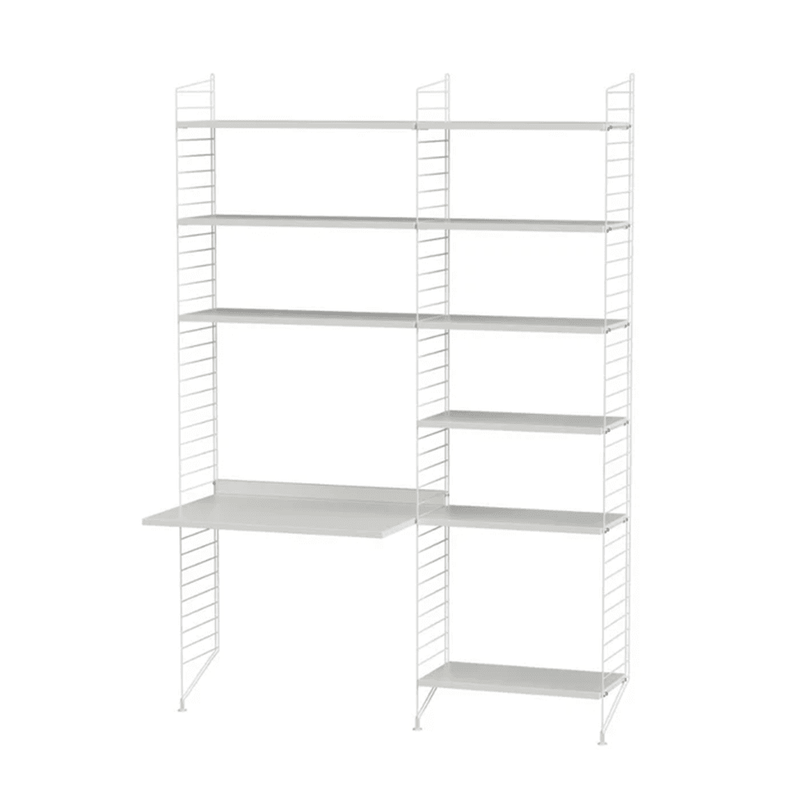 String Workspace B Shelves String Furniture White / White 