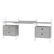 String Workspace C Shelves String Furniture Grey / Grey 