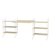 String Workspace D Shelves String Furniture Ash / Beige 