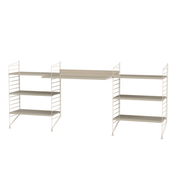 String Workspace D Shelves String Furniture Beige / Beige 