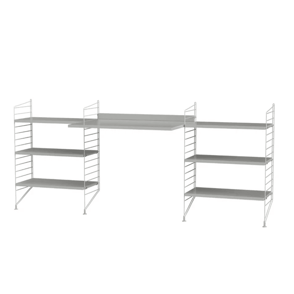 String Workspace D Shelves String Furniture Grey / Grey 