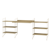 String Workspace D Shelves String Furniture Oak / Beige 