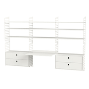 String Workspace F Shelves String Furniture White / Beige 