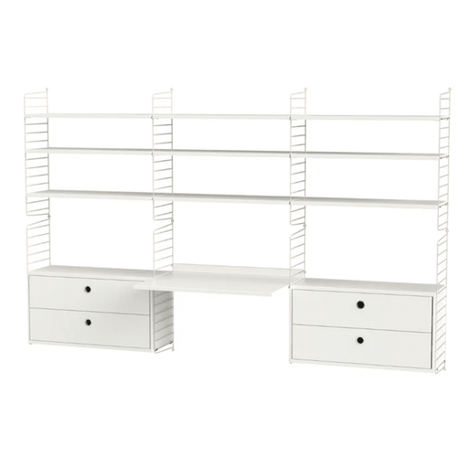 String Workspace F Shelves String Furniture White / Beige 